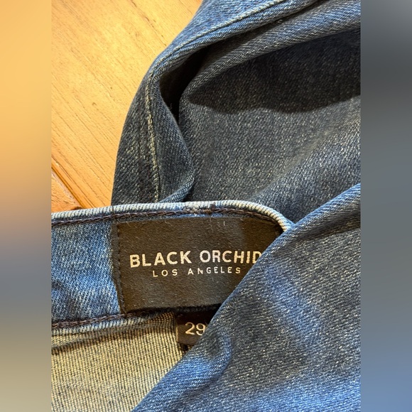 Black Orchid Denim Noah Ankle Fray Skinny Jeans Size Womens 29 - Picture 5 of 10